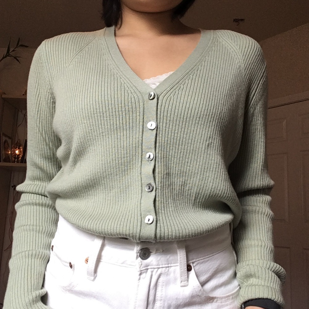 NWT Valerie Separates Merino Wool Cardigan, Size S